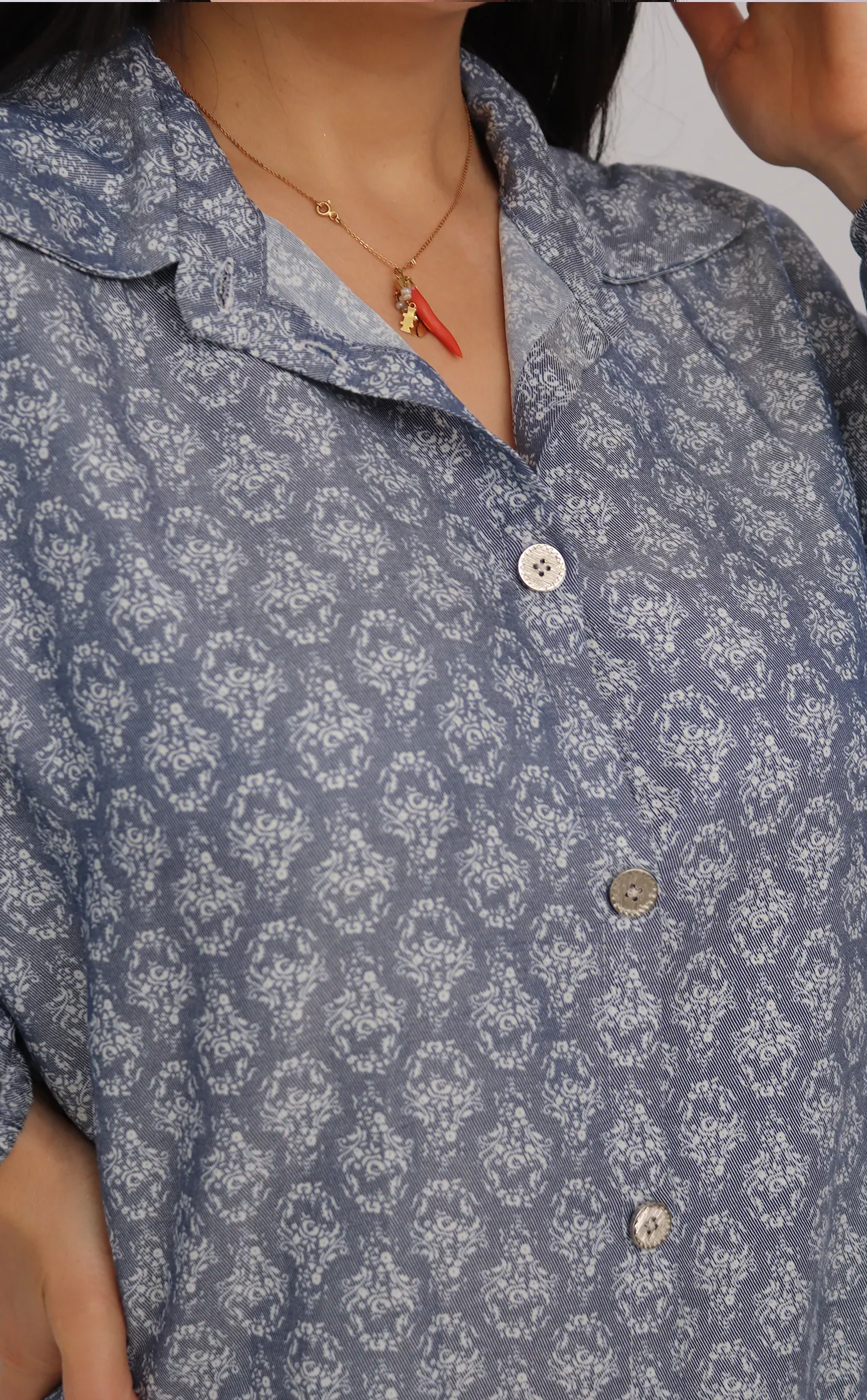 Chemise jeans imprimé (14)