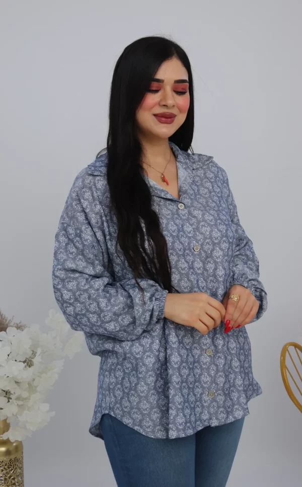 Chemise jeans imprimé
