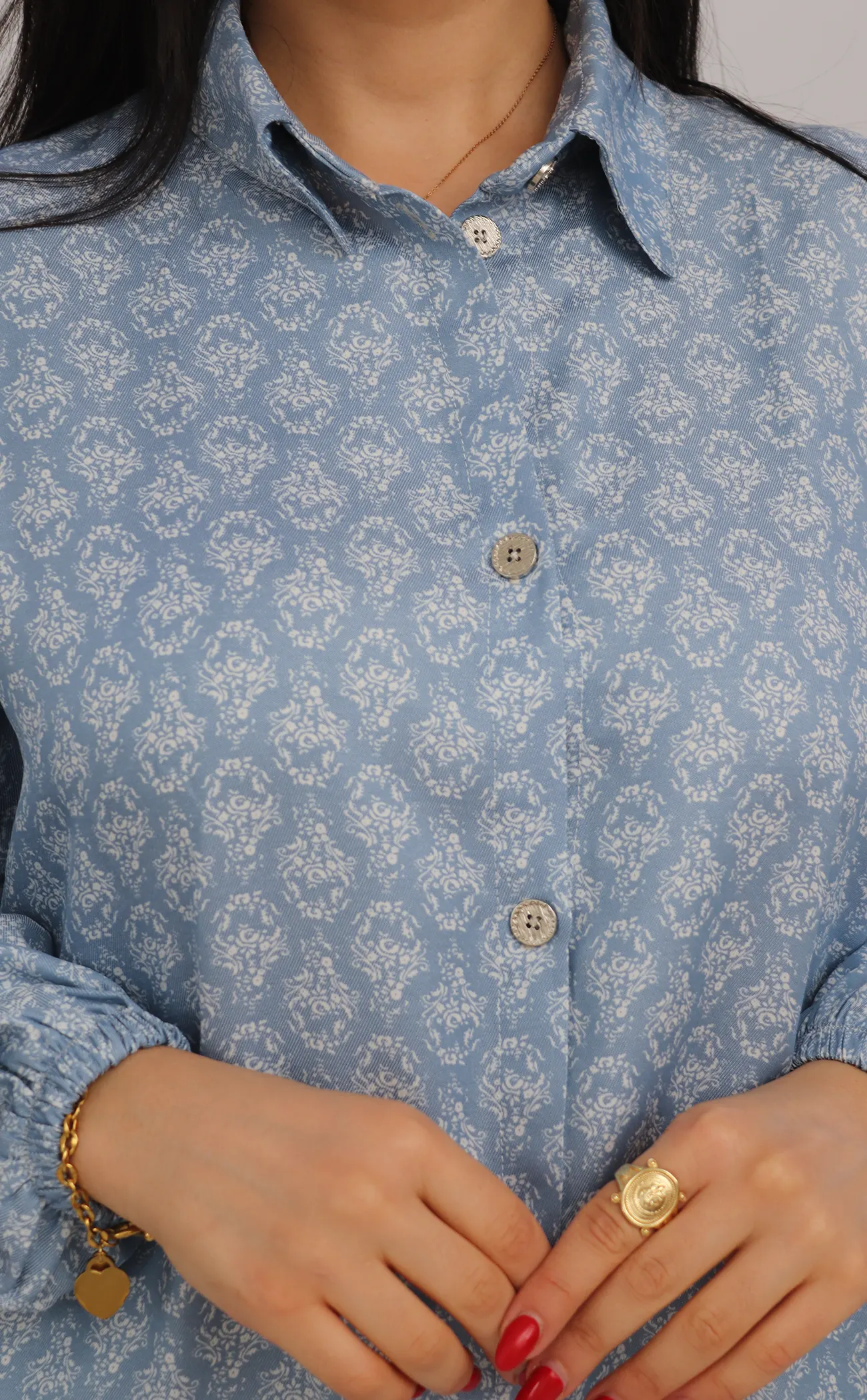 Chemise jeans imprimé (4)