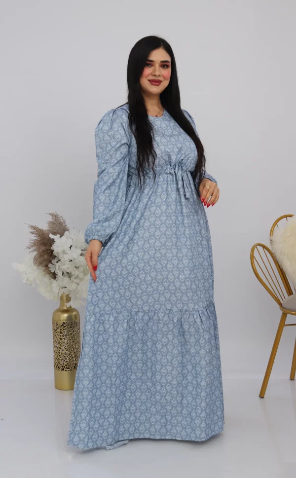 Robe jeans imprimé