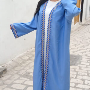 Abaya bleu ciel